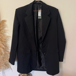 Nastygal Oversized Black Blazer